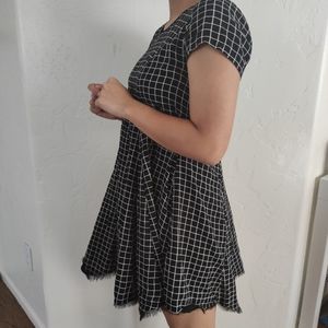 Urban outfitters grid checkered dress